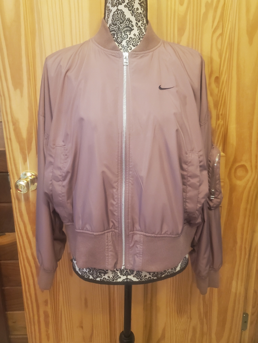 Nike Sportswear Essential Oversized Bomber Jacket Coat Small